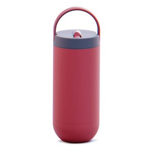 Asobu Orbit Red 30 OZ  Water Bottle with Pop-Up lid and Easy to Carry Handle