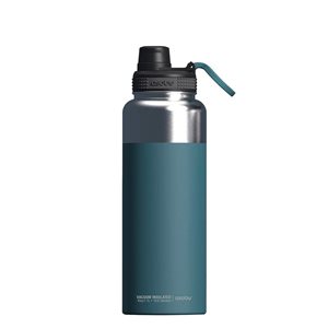 Asobu Alpine Blue 18 Oz Flask with Easy Grip Handle