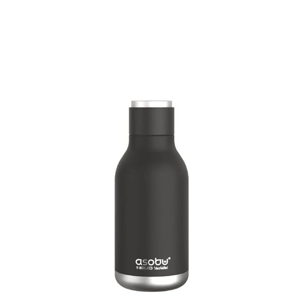 Bouteille d'eau isolée sous vide URBAN par Asobu noire 16 oz