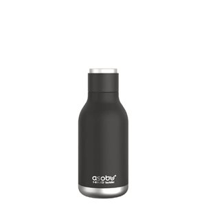 Asobu URBAN Black 16 oz Vacuum insulated Water Bottle