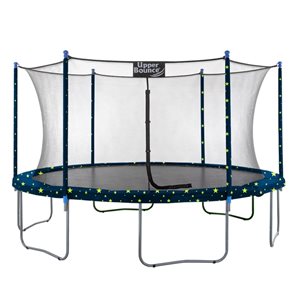 Trampoline rond Machrus par Upper Bounce de 15 pieds avec système de protection de sécurité