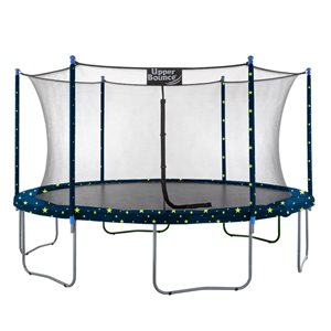 Upper Bounce Machrus 15 FT Round Trampoline Set with Safety Enclosure System