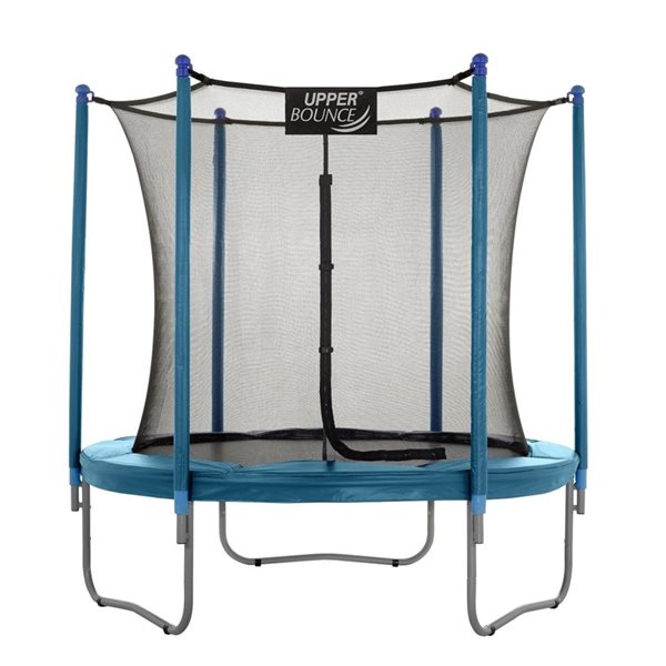 Trampoline rond Machrus par Upper Bounce de 9 pieds avec système de protection de sécurité