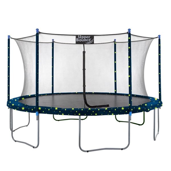 Trampoline rond Machrus par Upper Bounce de 16 pieds avec système de protection de sécurité