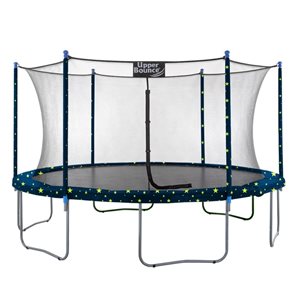 Upper Bounce Machrus 16 FT Round Trampoline Set with Safety Enclosure System