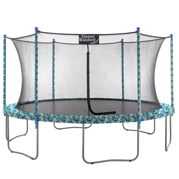 Trampoline rond Machrus par Upper Bounce de 16 pieds avec système de protection de sécurité