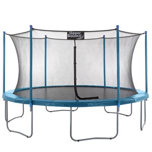 Trampoline rond Machrus par Upper Bounce de 14 pieds avec système de protection de sécurité