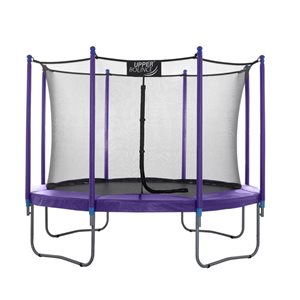 Upper Bounce Machrus 9 FT Round Trampoline Set with Safety Enclosure System