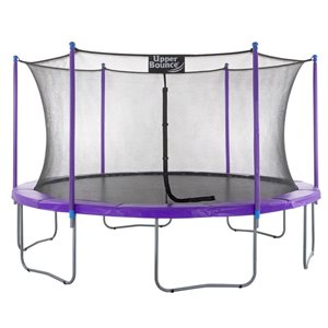 Trampoline rond Machrus par Upper Bounce de 15 pieds avec système de protection de sécurité