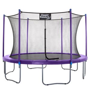 Trampoline rond Upper Bounce Machrus de 12 pieds avec système de protection de sécurité