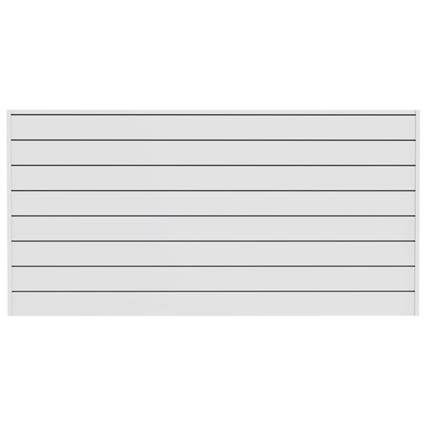 Heavy Duty Pvc Slatwall For Hanging Display And Garage Storage Track