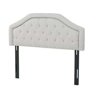 Mondawe Light Gray Full Size Upholstered Headboard