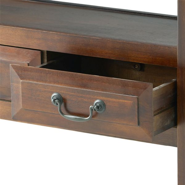 Mondawe Wooden Console Table with 2 Drawers and 1 Shelf