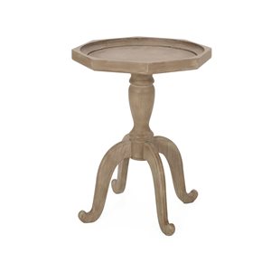 Mondawe Wooden Octagonal Accent Table