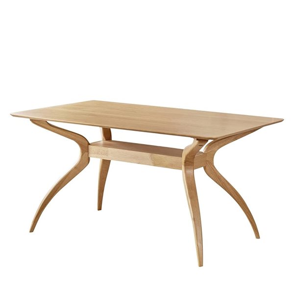 Mondawe Rectangular Rubber Wood Dining Table