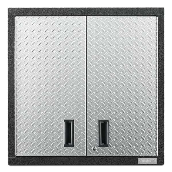 Gladiator Premier 30-in Silver Thread Pre-Assembled Wall GearBox Cabinet