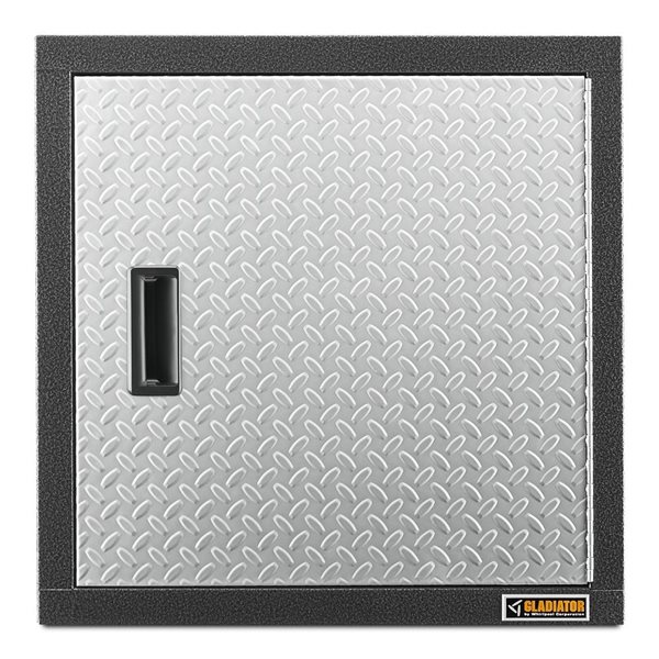 Gladiator Premier 24-in Silver Thread Pre-Assembled Wall GearBox Cabinet