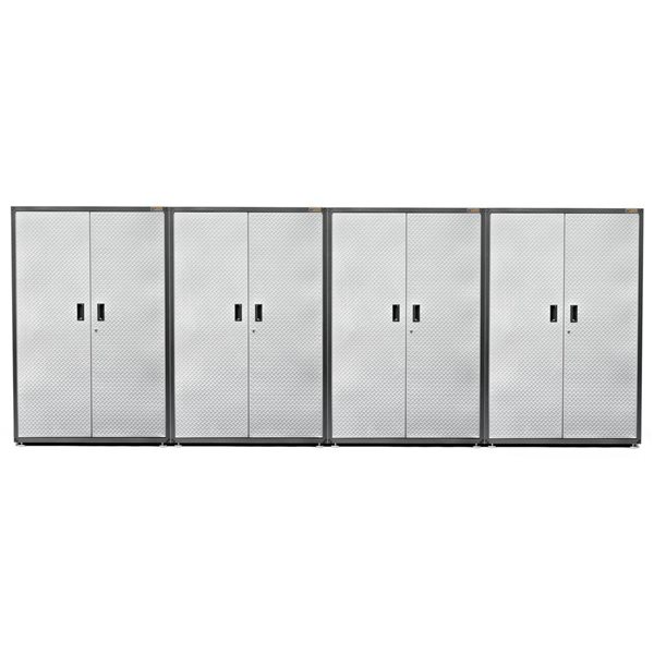 Gladiator 72-in Silver Thread Ready-to-Assemble Very Large GearBox Cabinet