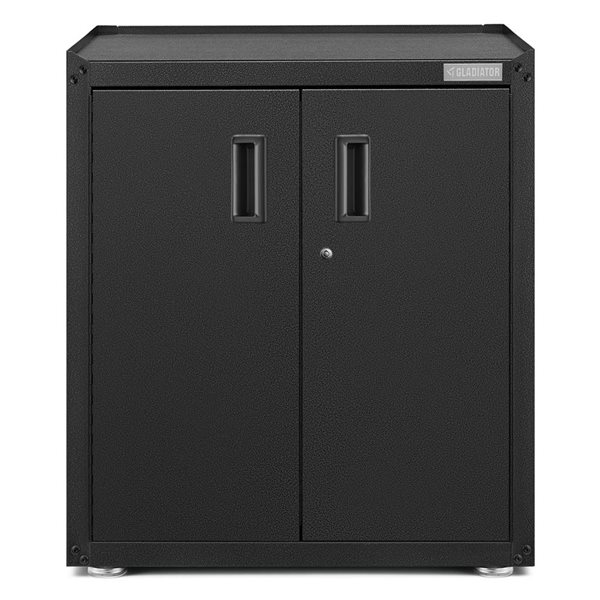 Armoire murale GearBox 31 po à porte pleine par Gladiator prête à monter, granite martelé