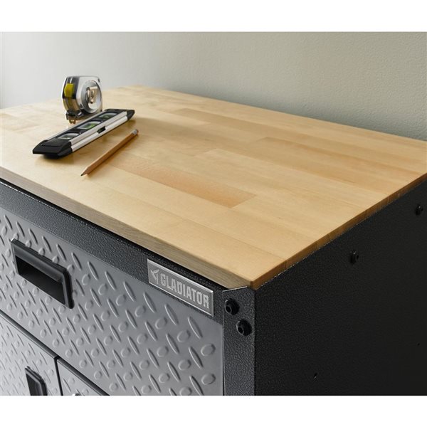 Gladiator 28-in Modular GearBox Hardwood Top