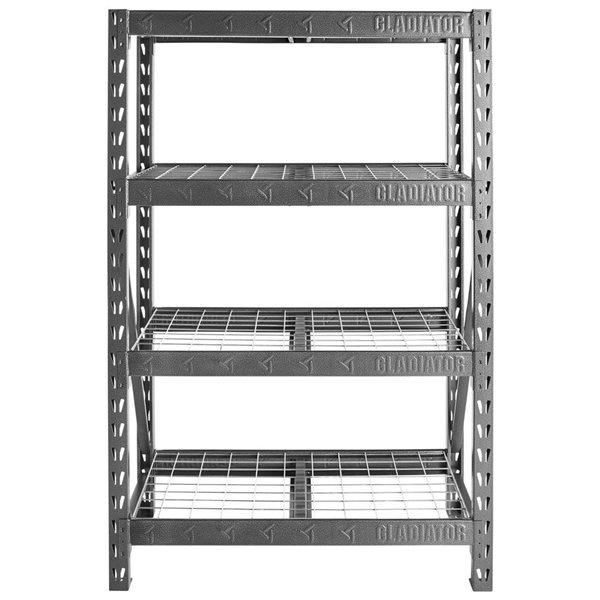 Gladiator 48-in Hammered Granite Welded Rack