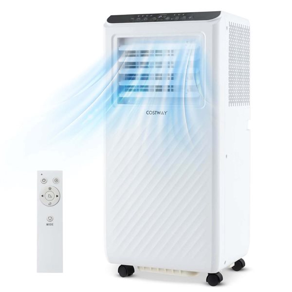 Costway 6500 BTU  3-in-1 Portable Air Conditionner with Fan and Dehumidifier - 24H Timer