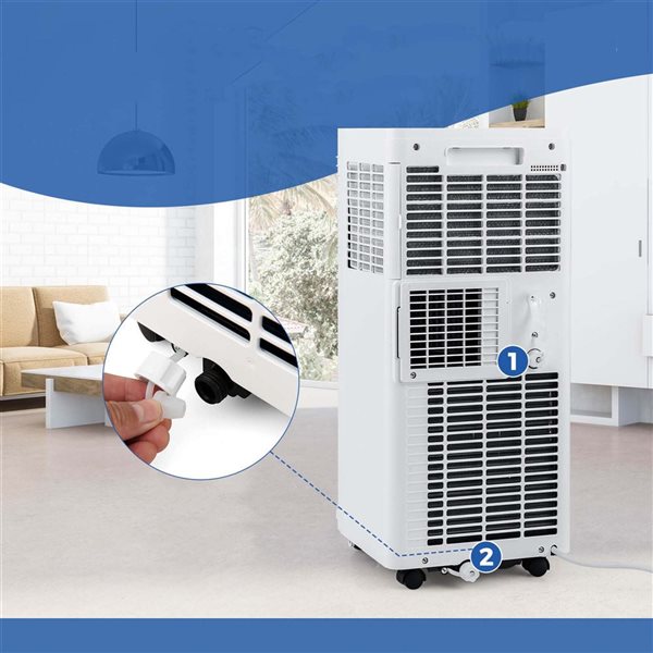 Costway 9000 BTU 3-in-1 Portable Air Conditionner with Fan and Dehumidifier and Sleep Mode