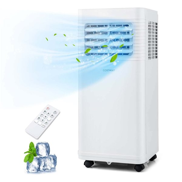 Costway 9000 BTU 3-in-1 Portable Air Conditionner with Fan and Dehumidifier and Sleep Mode