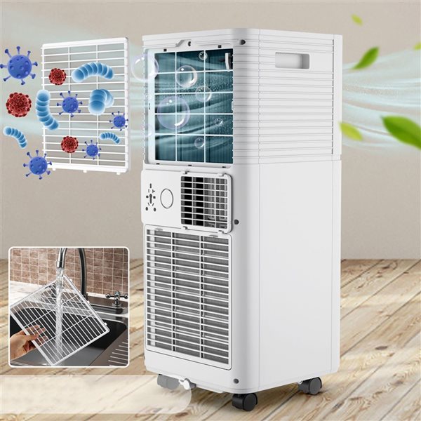 Costway 8000 BTU 3-in-1 Portable Air Conditionner with Fan and Dehumidifier