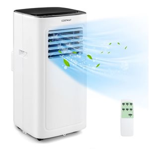 Costway 9000 BTU 3-in-1 Portable Air Conditionner with Fan and Dehumidifier and Sleep Mode