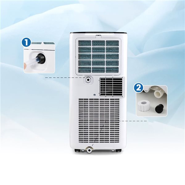 Costway 9000 BTU 3-in-1 Portable Air Conditionner with Fan and Dehumidifier and Sleep Mode