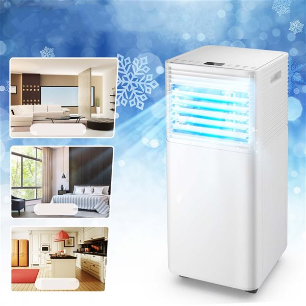 Costway 8000 BTU 3-in-1 Portable Air Conditionner with Fan and Dehumidifier