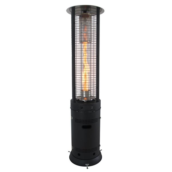 Paramount Kevin 19.6 W x 72.8-in H 44,000-BTU Grey Powder-Coated Steel Freestanding Liquid Propane Patio Heater