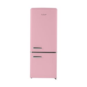 iio 7-ft³ 21.5-in Standard Depth Retro Bottom-Freezer Refrigerator - Pink