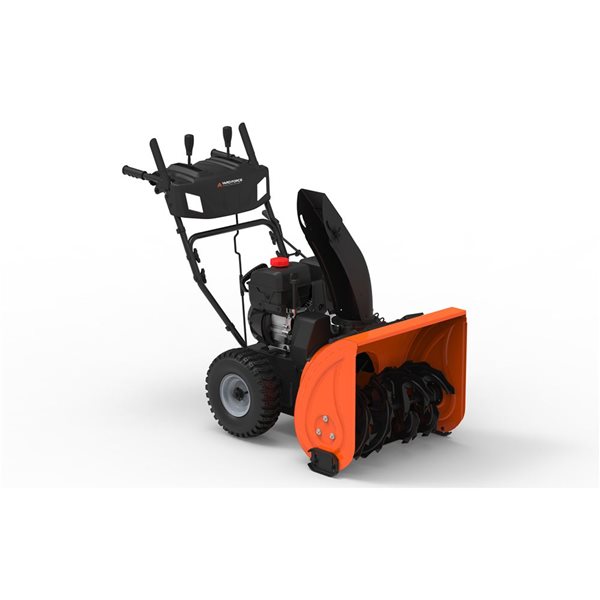 Yard Force 24-in Self-propelled Snowblower w/ Briggs & Stratton 4-Cycle Engine