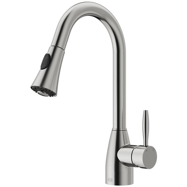 VIGO Aylesbury&nbsp;16-in H One-Handle Pull-Down Sprayer Kitchen Faucet - Stainless Steel