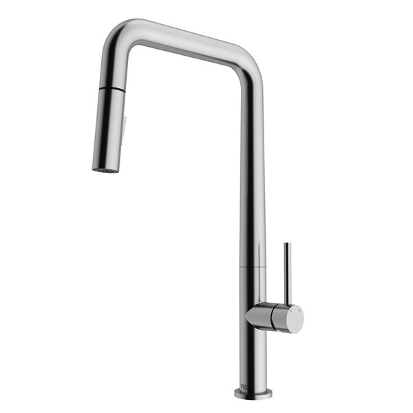 VIGO Parsons One-Handle Pull-Down Sprayer Kitchen Faucet - Stainless Steel