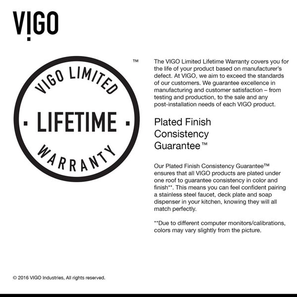 VIGO Zurich One-Handle Pull-Down Sprayer Kitchen Faucet with Soap Dispenser - Chrome