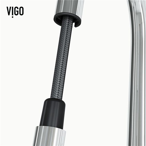 VIGO Greenwich&nbsp;18-in H Single Handle Pull-Down Sprayer Kitchen Faucet with Touchless Sensor - Chrome
