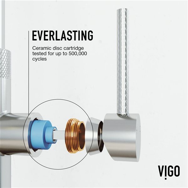 VIGO Bristol One-Handle Pull-Down Sprayer Kitchen Faucet with Soap Dispenser - Stainless Steel