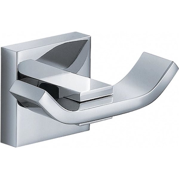 Kraus Bathroom Double Hook - Chrome