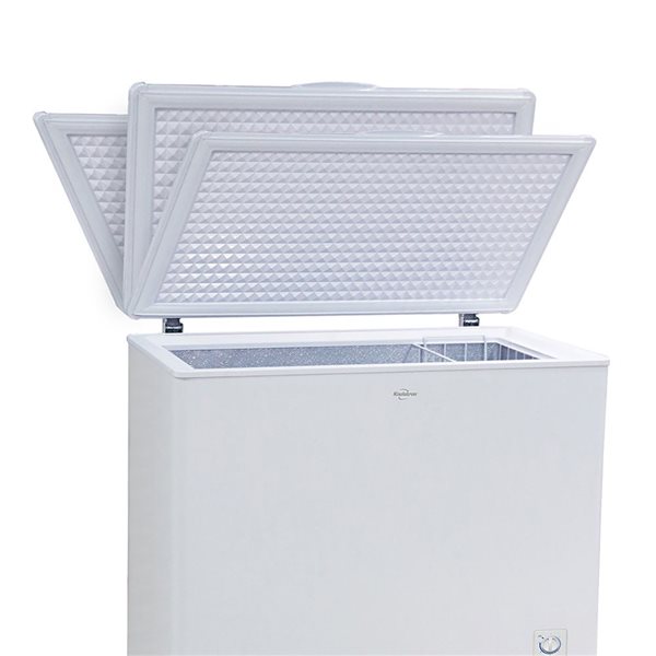 Koolatron 7-ft³ White Large Chest Freezer with Manual Defrost - 195 L