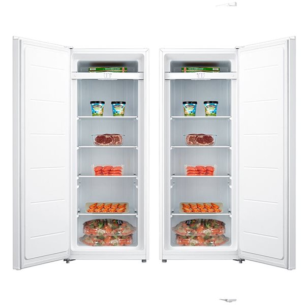 Koolatron 7.0-ft³ White Garage-Ready Upright Freezer with Low Frost - 198 L