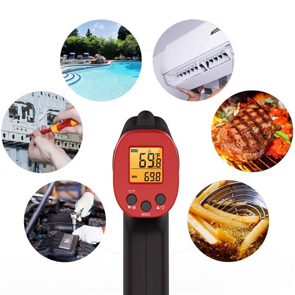 ThermoPro Digital Infrared Thermometer Non Contact Laser Temperature Gun