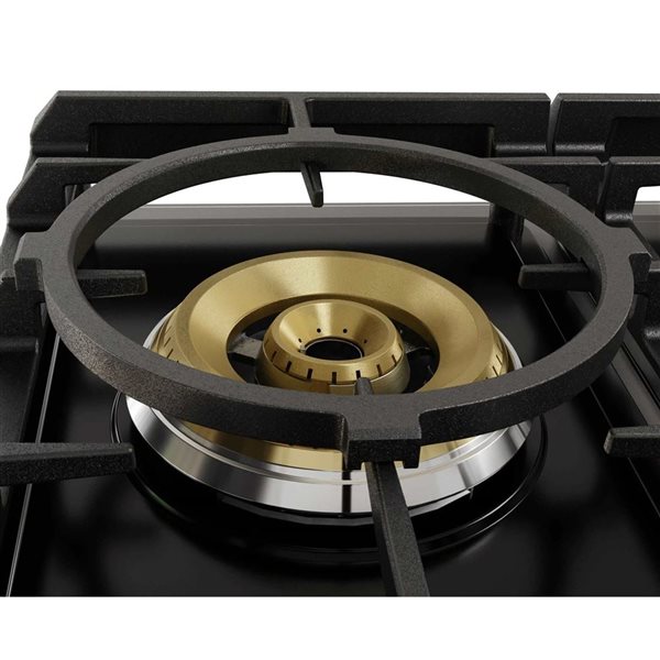 FOTILE Moonshadow 30-in 4-Burner Grey Tempered Glass Tri-Ring Gas Cooktop w/ 4 Burners