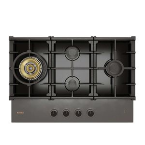 FOTILE Moonshadow 30-in 4-Burner Grey Tempered Glass Tri-Ring Gas Cooktop w/ 4 Burners