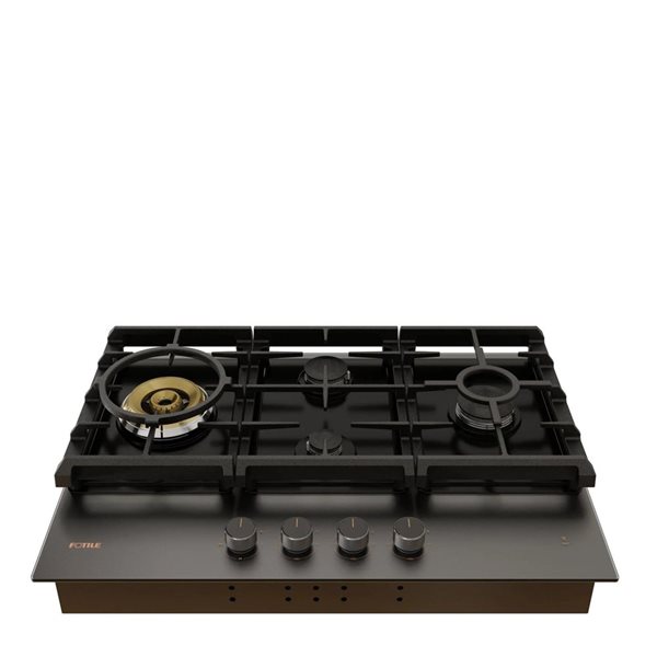 FOTILE Moonshadow 30-in 4-Burner Grey Tempered Glass Tri-Ring Gas Cooktop w/ 4 Burners