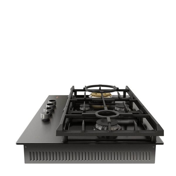 FOTILE Moonshadow 30-in 4-Burner Grey Tempered Glass Tri-Ring Gas Cooktop w/ 4 Burners