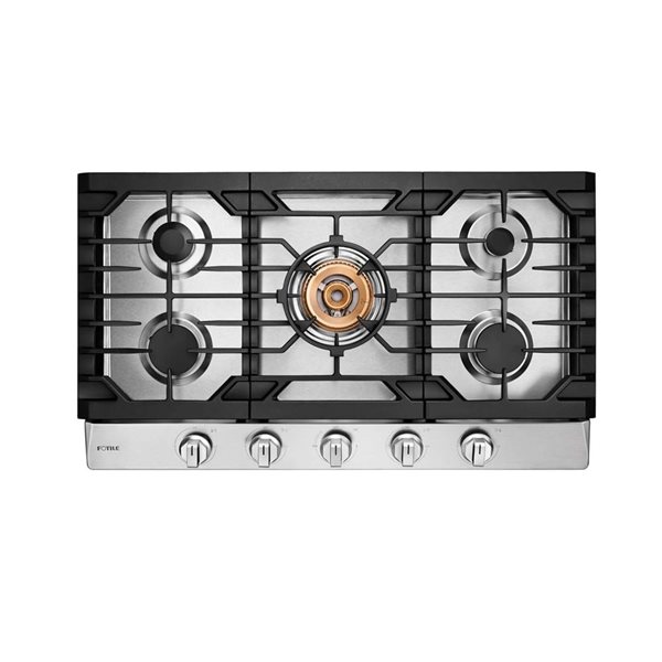 FOTILE Tri-ring Series 30-in 5-Burner Stainless Steel Gas Cooktop