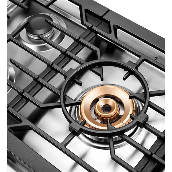 FOTILE Tri-ring Series 30-in 5-Burner Stainless Steel Gas Cooktop